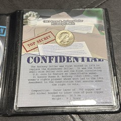 First Commemorative Mint 1981 Susan B Anthony Dollar Philadelphia Mint – Rare!