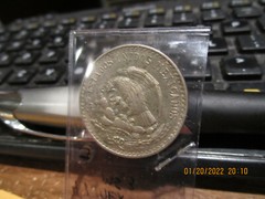 1947 Mexico 1 Peso Mint State +++++
