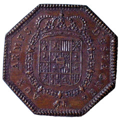 RARE VINTAGE FRANCE – 18th CENTURY JETON MERCHANT TOKEN – 28 mm -EC 9313