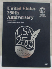 Whitman Coin Folder #5537 United States 250th Anniversary Collection 2026 P & D