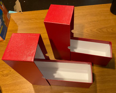 2)Coin Storage Boxes 2.5 X 2.5 Coin Holder Storage Boxes Full Size
