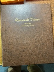 Roosevelt Dime set in Dansco Album, 1946-1964 complete 48 coins in superior BU