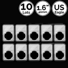 Lot of 10 1.6 IN 40 mm Slab Coin Holder Display Fit For US Silver Eagle