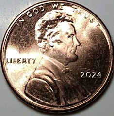 2024 P Lincoln Union Shield Cent Penny 1C ~ Choice Uncirculated RED ~ UNC RD