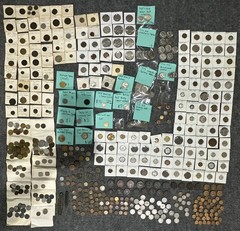Vintage Lot of 450 Assorted American and International Coins(Ancient BC-Present)