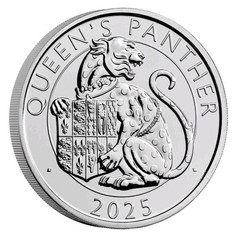 2025 UK 🇬🇧 £5 Five Pound Tudor BEASTS QUEEN’S 🐆 PANTHER NGC MS67DPL Coin 🪙FR