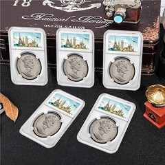 10 PCS Coin Slab Display Holder Storage 38mm for Morgan/Peace/Ike Silver Dollar