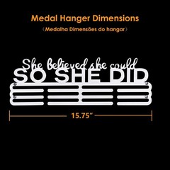Medal Hanger Wall Mount Display Stainless Steel Large Capacity Exercise Runner