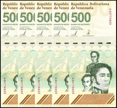 VENEZUELA 500 DIGITALES qty 5 2023 CIRC 500 million bolivar COA USA SELLER COA-1