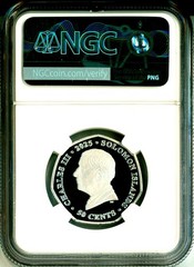 2025 50c Solomon Islands Monopoly Chance Silvered (Silver Plated) NGC PF70 UC