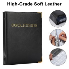 Coin Storage Book Collection, 480 Pockets Album Folder Holder for Penny Quarters