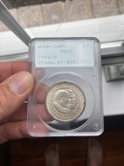 1954-S Washington-Carver Half Dollar 50c PCGS MS65 Rattler