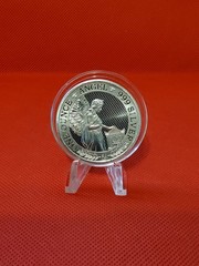 2021 St. Helena Queen’s Napoleon Angel 1oz Silver .999 Coin In Capsule.