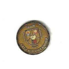 104th Area Support Group Germany For Excellence Challenge Coin Medal 45mm