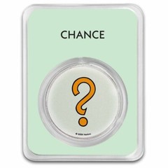2024 Samoa 1 oz Silver Monopoly Board Space: Chance with TEP
