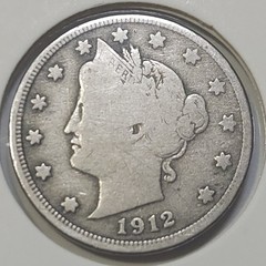 1912-D Liberty Head “V” Nickel – VG/F **Semi-Key: 8,474,000**