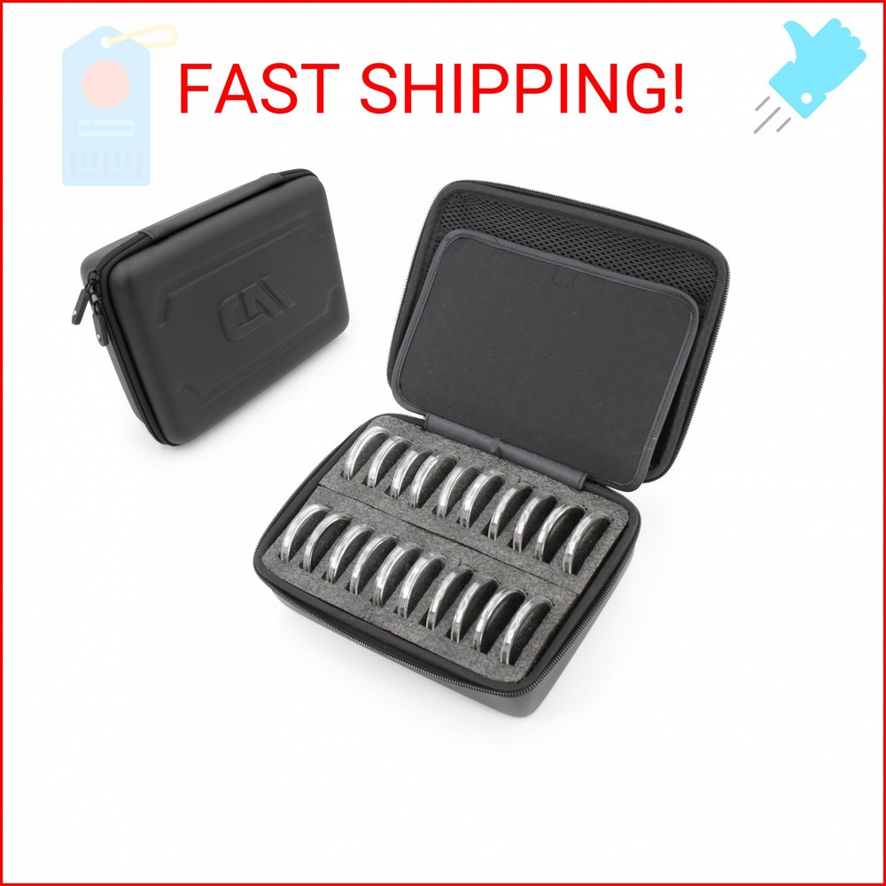 CASEMATIX 1 oz Silver Bar Capsule Holder Case for 1 Troy Ounce Silver Bars, Bull