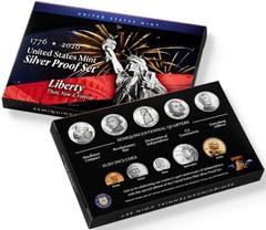 2026-S SEMIQUINCENTENNIAL 1776~2026 Silver Proof Set WITH Penny 26RH – Ships Now