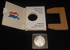 1975 ‘American Freedom Train’ MEDAL 1 OUNCE .999 SILVER 1.5″ ROUND Medallic Art