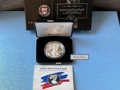 1776-2026 W PROOF AMERICAN SILVER EAGLE OGP 26EA 250th LIBERTY PRIVY 1 day ship
