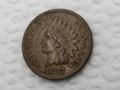 1882 Indian Head Cent – VF/XF – Full Liberty – Nice Earlier Date Indian Cent
