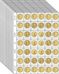 1260 Pockets Coin Collection Supplies Pages for Collectors, 30 Sheets Standard 9