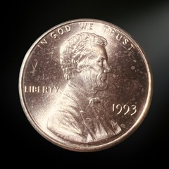 1993 P Philadelphia Lincoln Memorial Penny (BU) Brilliant Uncirculated