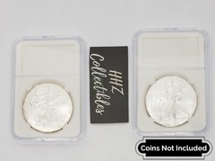 Lot of 10 1.6 IN 40 mm Slab Coin Holder Display Fit For US Silver Eagle