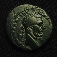 Æ28 Mœsia Nikopolis Emperor Macrinus Rv Hermes Stdg 15.95 grams 27-8mm AD 217-8
