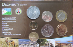 Djibouti Djibouti Coin Set 5 – 500 Francs Uncirculated