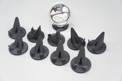 (10) Coin Display Stand Holders Small Easel Challenge Coins Storage Collectors