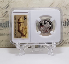 2012-S ATB Proof Quarter – El Yunque – Puerto Rico with US Stamps W4
