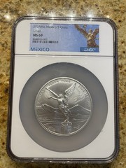 2024 Mexico Mo Libertad 5 oz NGC MS69 .999 Silver