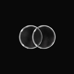 100 Pack 25Mm Coin Capsule, Clear round Plastic Coin Container Capsule, Collecti