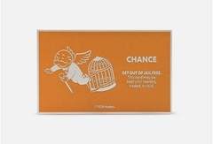 1 oz silver monopoly get out of jail free Agoro .999 pure fine colorized limited