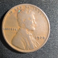 1928-P Wheat Penny Cent Fine or better (F or better) Condition – Single Coin