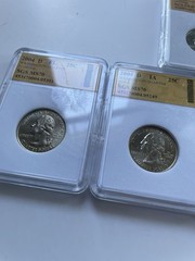 Lot of 8 SGS MS70 Certified State Quarters Mixed Dates & States
