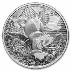 2025 Niue 1 oz Silver $2 Disney’s Scrooge McDuck BU