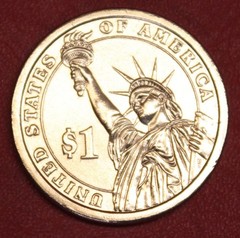 HOBO Nickel Grateful Dead Dancing Bears Real US Golden Dollar 26.5 mm