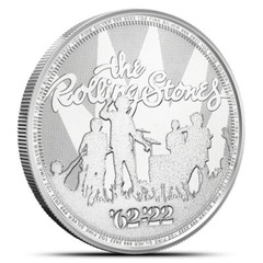 2022 The Royal Mint Rolling Stones Music Legends 1 oz Silver Coin
