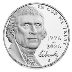 1776-2026 Jefferson Nickel S Proof SemiQ ON HAND!!!