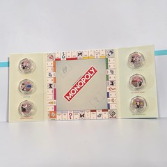 2026 Solomon Islands Monopoly Legends of the Board 6 x 9g Silver Plated Coin Set