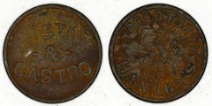 HANLEY’S / 18TH & CASTRO San Francisco, California token K1048
