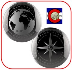 2018 Slovakia Terra 1 oz Silver PL Medal Round in Capsule – Pressburg Mint
