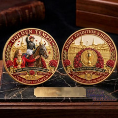 152nd Kentucky Derby Champion Golden Tempo Commemorative Coin CB0406