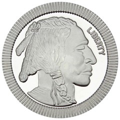 1 Troy oz Buffalo Stackable .999 Fine Round