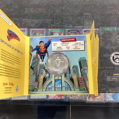2025 P Superman Comic Art – 1 oz Silver Medal with OGP and COA