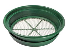 CLASSIFIER SIFTING PAN | 1/8″ | STAINLESS STEEL SCREEN EARTH SIFTER STACKABLE