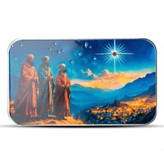 1 oz The Three Wise Men’s Journey to Bethlehem Silver Bar (Color)