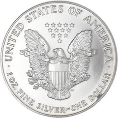 1993 American Silver Eagle 1 Oz Gem Brilliant Uncirculated Coin See Pics M700
